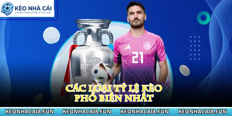 Các loại tỷ lệ kèo phổ biến nhất